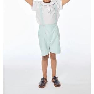 NEW KIDIWI kid's seersucker shorts in green